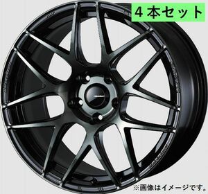 個人宅発送可能 ウエッズスポーツ WedsSport 18X8.5J +45 5穴 PCD100 WBC M14 ホイール 4本セット SA27R エスエー (74177)