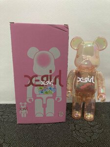 BE@RBRICK 400％ メディコムトイ MEDICOM TOY X-girl ピンク ベアブリック 中古 TN 1