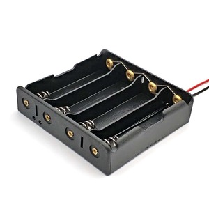 18650 充電池 4本用　並列接続　バッテリーケース リード線付 1個の価格　即納可能