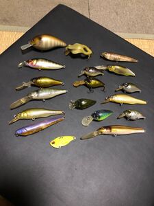 福岡県嘉麻市発）megabass メガバス まとめ売り　中古品　ブラックバス　18個セット 