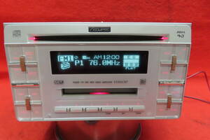 ＊CS1041＊ECLIPSE　イクリプス　E3306CMT　CD MDプレーヤー　デッキ　カーオーディオ　本体のみ　2DIN