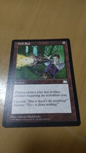 MTG 無のロッド 英語 黒枠 マジックザギャザリング ウェザーライト