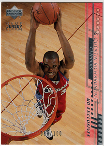 2000-01 UPPER DECK #304 SILVER QUENTIN RICHARDSON /100