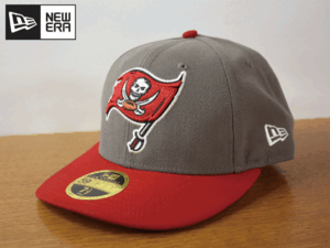 K151《未使用品》NEW ERA ニューエラ 59FIFTY Low Profile【7-1/2 - 59.6cm】TAMPA BAY BUCANEERS NFL フラット 帽子 キャップ USモデル