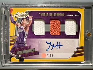 激レア RC Auto 21 Panini Tyrese Haliburton タイリース・ハリバートン NBA 直筆 ルーキー サイン バスケ Pacers ペイサーズ All-star