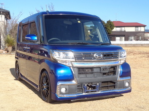 ☆☆茨城つくば発　28年DAIHATSU　後期タントカスタムRSターボ　トップED　SAⅡ車検２年付き☆