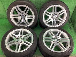 メルセデスベンツ 純正 AMG アルミ 17インチ 4本 タイヤホイール 225/45R17 245/40R17 17×7.5J +47 17×8.5J +48 PCD112 65mm 5H 棚D34-1