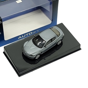 HE454 オートアート AutoArt 1/43 Mazda マツダ RX-8 Titanium Grey チタニウムグレー 55924 ミニカー /51