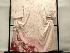 平和屋着物■訪問着　鼓立波花文　暈し染め　金彩　やまと誂製　正絹　逸品　CAAK7822ch