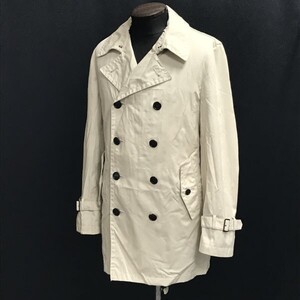 丸井/ビサルノ/VISARUNO☆ライナー付き/トレンチコート【メンズM/アイボリー】ビジネス/フォーマル/スーツ/Coat/Jacket/Jumper◇zBH471