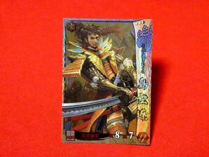 戦国大戦1600　Sengoku Taisen　TradingCard　トレーディング　キラカード　トレカ　島左近　豊臣075