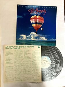 国内盤LP 25RS127 The One That You Love AIR SUPPLY エアーサプライ