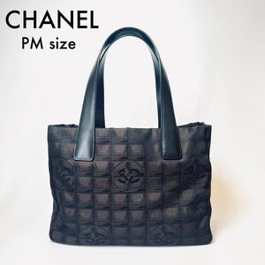 正規品　 CHANEL シャネル ニュートラベルラインPM トートバッグ ハンドバッグ ナイロン マロン　通勤　通学　ミニバッグ