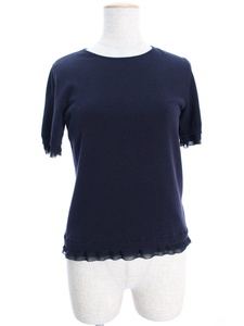 フォクシーブティック ニット セーター Knit Top Sweet Madeleine 半袖 38 AUC25 IT4QF29K8T8E