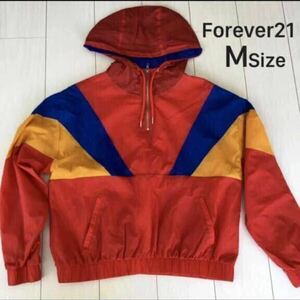 ★訳アリ【Forever21】フォーエバー21 ★ パーカー ナイロン ジャンバー Mサイズ ウインドブレーカー