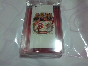 【カモ-新品】(広島カープ)新井貴浩 引退記念 iPhoneクリアケース(バックショット)