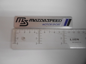 ＠ マツダスピード ＠エンブレム　ＭＡＺＤＡ　ＳＰＥＥＤ　ＭＯＴＯＲ　ＳＰＯＲＴ　中古品　１点