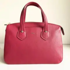 新品 FURLA フルラ ハンドバッグ レザー レッド