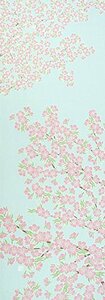 染の安坊 手ぬぐい「空に桜満開」 本染め 綿100% 日本製 35cm×100cm