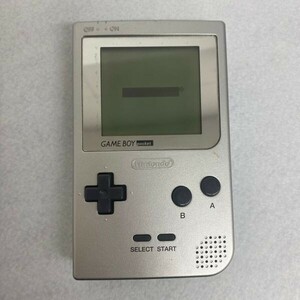 L129-O49-112 ◎ Nintendo ニンテンドー GAME BOY pocket ゲームボーイポケット 本体 MGB-001 シルバー 任天堂 GB ゲーム機 通電OK ①