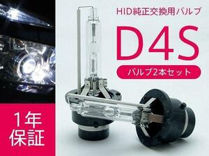 【即決】純正交換HIDバルブ D4S 2本セット 1年保証【6000k/8000k 選択制 ※要在庫確認】カローラフィールダー 前期 40