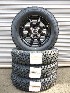 ブリヂストン☆RD-604☆145/80R12☆軽バン軽トラエブリ－サンバ－アトレーハイゼットアクティバモスピクシスＮバン等に☆ゴツゴツタイヤ