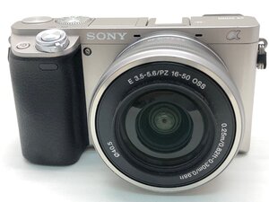 SONY ILCE-6000 a6000 / E 3.5-5.6/PZ 16-50 OSS ミラーレス デジタル一眼レフカメラ ジャンク 中古【UC010040】●