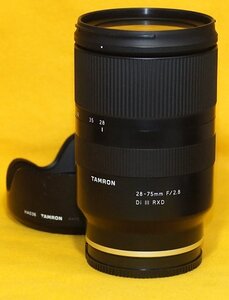 ★一発即決★訳あり★TAMRON製 28-75mm F2.8 Di III RXD★リコール対象外です★9枚羽根の円形絞り★最新ファームウェアに更新済です★A036