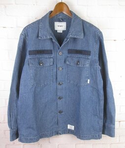 LAJ22112 WTAPS ダブルタップス LICO CHAMBRAY シャンブレーシャツ 181BRDT-SHM01 01