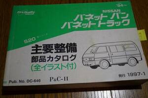 バネット バン 　(S20型 ) 　主要整備部品カタログ　