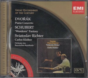 リヒテル、クライバー/ドヴォルザーク　ピアノ協奏曲他輸入CD新品同様　dvorak piano schubert wanderer richter kleiber