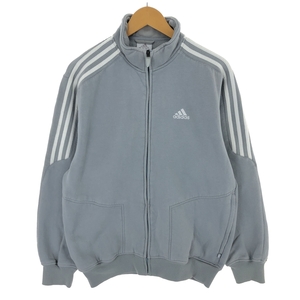 古着 00年代 アディダス adidas フルジップスウェットシャツ トレーナー メンズS相当 /eaa389747