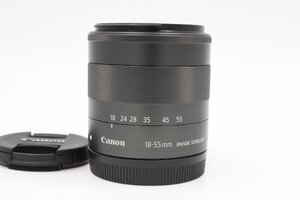 【良品】CANON キヤノン 標準ズームレンズ EF-M18-55mm F3.5-5.6IS STM ミラーレス一眼対応 #LE2024782