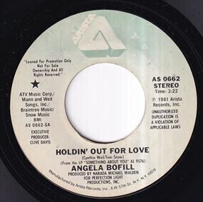 [Electronic] Angela Bofill - Holding Out For Love (Mono) / Holding Out For Love (Stereo) (A) SF-Y666