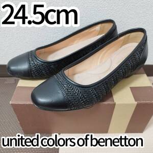 【united colors of benetton】新品パンプス/レディース【24.5㎝】