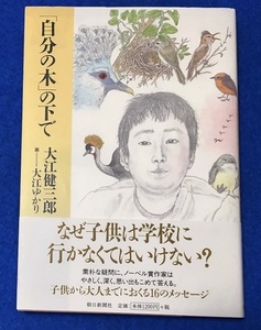 単行本 エッセイ 「自分の木」の下で 大江健三郎／著 大江ゆかり／画 [朝日新聞社] 中古美品