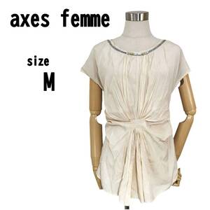 【M】axes femme レディース トップス 薄手 アイボリー/ベージュ