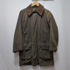 92年製 Barbour バブアー ゲームフェア Gamefair メンズ 34 S相当 オイルドジャケット 英国製 オリーブ ヴィンテージ ビンテージ