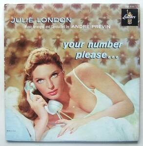 ◆ JULIE LONDON / Your Number Please ◆ Liberty LRP 3130 (color:dg) ◆
