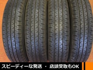 ★☆ 155/80R14 88/86N LT 良品 4本 2023年製 ★☆ YOKOHAMA BluEarth-Van RY55 ブルーアースバン プロボックス ★送料安い 店頭受け取り可