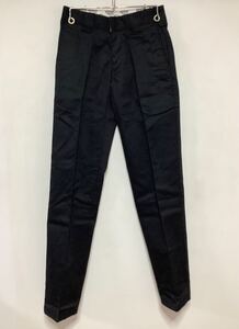 U-1386 Dickies ディッキーズ カラーパンツ ワークパンツ W28 ブラック テーパード 