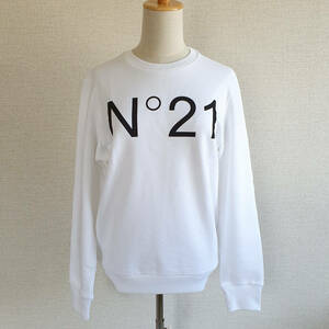 【新品・未使用】N°21 KIDS ロゴスウェットシャツ white　12Y　N21588N0154