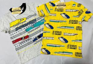 ◎福袋3F4800*激安sale!!新品 こども服 半袖Tシャツsize120　2枚★TRAIN GARAGE/JR東日本商品化承諾済/JR東日本商品化承諾済　(まとめ売り)