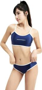 ・スピード発送 ・送料390円 AMORESY アモレシー マイア シリーズ レオタード コスプレ 075(NAVY BLUE)ＸＬ