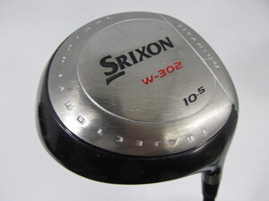 即決 お買い得品！中古 スリクソン(SRIXON) W-302 ドライバー (日本仕様)(高反発) 1W SRIXON SV-301J 10.5 S