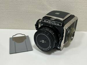 【BW0704.2-1】1円～ ゼンザブロニカ ZENZA BRONICA 1:2.8 f=75mm ニコン NIKON 中判カメラ ジャンク 中古 現状品