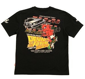 テッドマン/Tシャツ/ブラック/L/TDSS-539/エフ商会/カミナリモータース