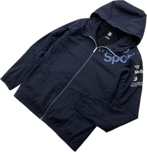 DESCENTE ☆ デサント ムーブスポーツ ネイビー ジャージ ジップアップ ジャケット パーカー M 通年 秋冬 スポーツ トレーニング■S3940