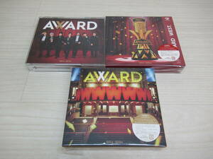 85/L741★邦楽CD★WEST. /「AWARD」通常盤 初回プレス+初回盤A+初回盤B セット★再生確認済み 中古品