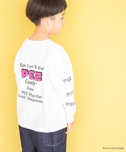 「LOWRYS FARM」 「KIDS」長袖カットソー「PEZコラボ」 140cm オフホワイト キッズ